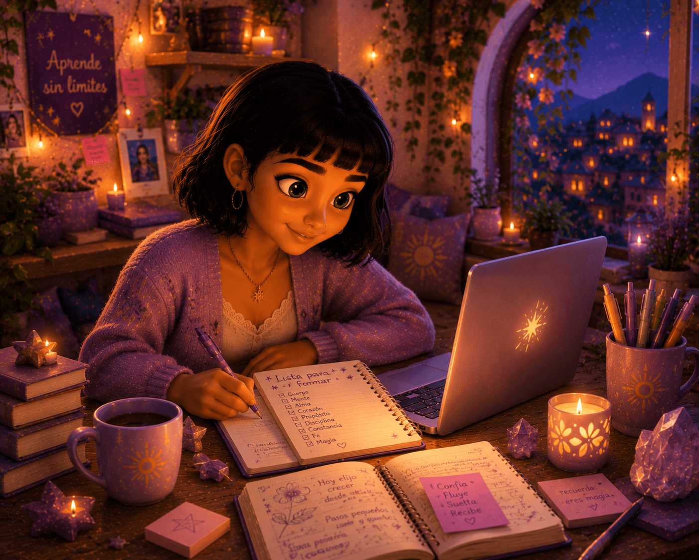 Elara aprendiendo